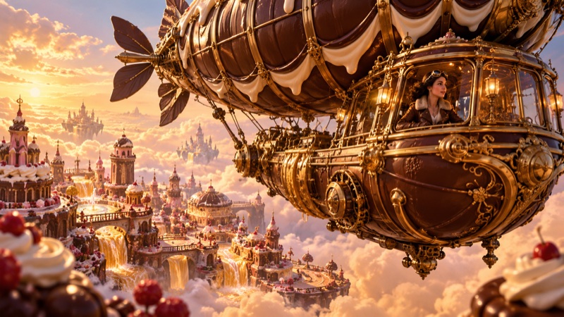 The Cocoa Airship illustrated cover