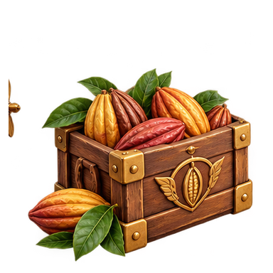 cacao pod crate