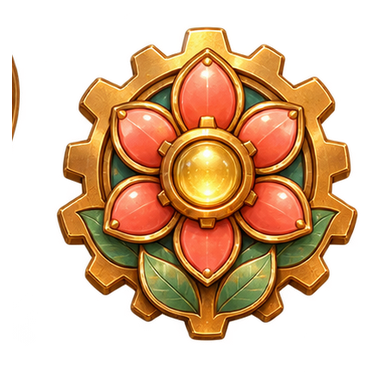 Golden cog blossom