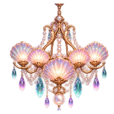 pearl chandelier