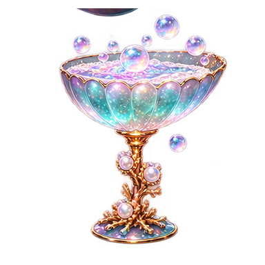 bubble champagne glass